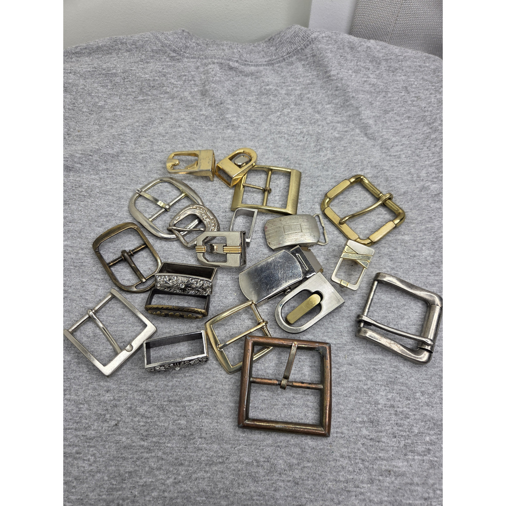 Lot 2.5 Pounds Roller Hinge Clasp Vintage Belt Buckles for DIY Repair